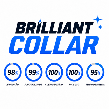Brilliant Collar - Coleira Iluminada - Ache seu pet no escuro!